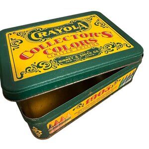 TARNISHED Aged Crayola Collector Tin W Lid Storage Gift Box Limited Edition NO C